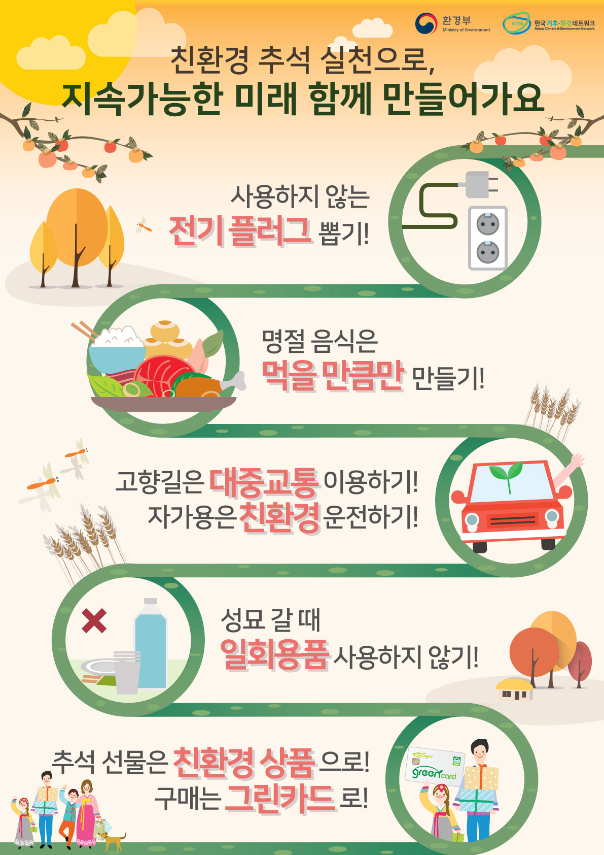 친환경 추석 명절 보내기의 1번째 이미지