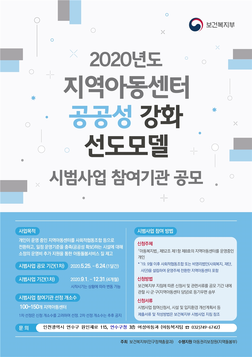 2020년 지역아동센터 공공성강화 선도모델의 1번째 이미지