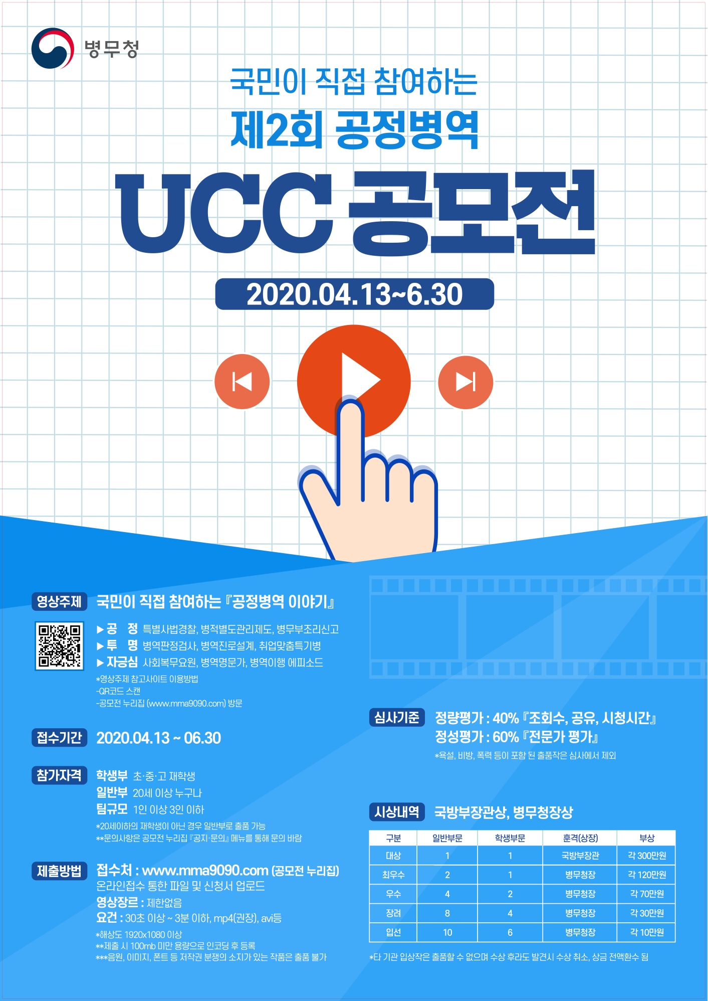 제2회 병무청 공정병역 UCC 공모전의 1번째 이미지