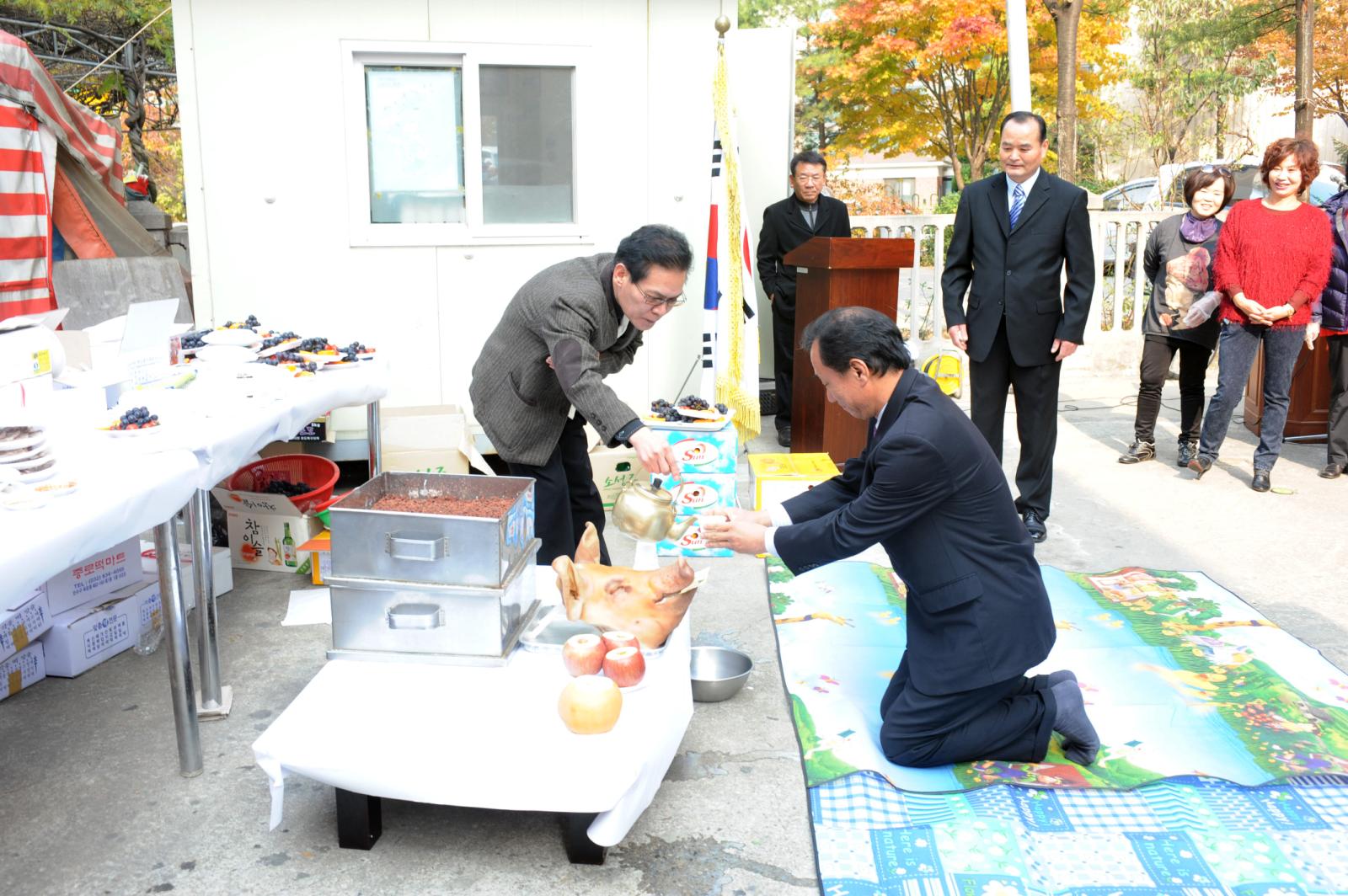 옥련시장 현대화사업 착공식의 1번째 이미지