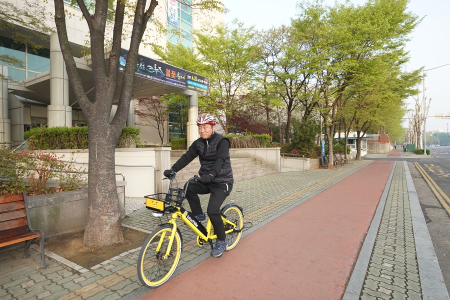 지구의 날 기념, 녹색 출근길 행사의 1번째 이미지